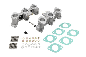 (New) Intake Manifold Set, Carbureted or MFI 46x42mm - Raw Aluminum