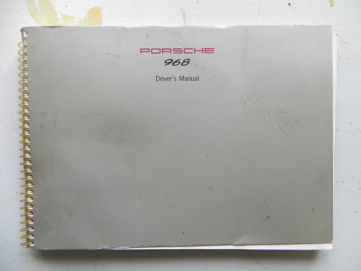 (Used) 93 968 Driver's Manual