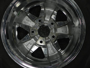 (Used) Complete Set of 4.5j and 5.5j x 15 Polished Fuchs Wheels