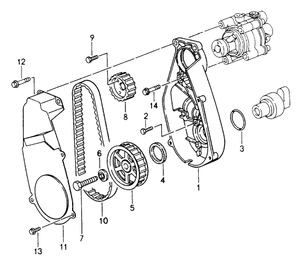 (New) 911 Turbo Power Steering Servo Pump Support - 1995-98