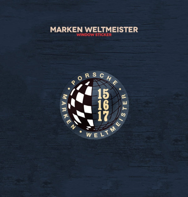 New) 911 Marken Weltmeister Decal - 2015-17 - AASE Sales
