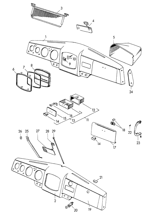 New) 356 Pre-A Glove Box Insert - AASE Sales