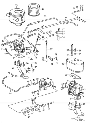 (New) 356/912 Throttle Linkage 1950-69