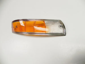 (New) 911/912 Right Front European Turn Signal Lens with Silver Trim - 1969-72