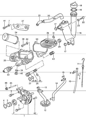 (New) 944 Oil Pump Toothed Sleeve 1983-4