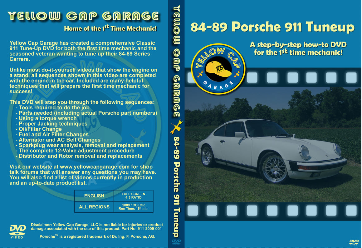 (New) 911 Tune-Up DVD - 1984-89