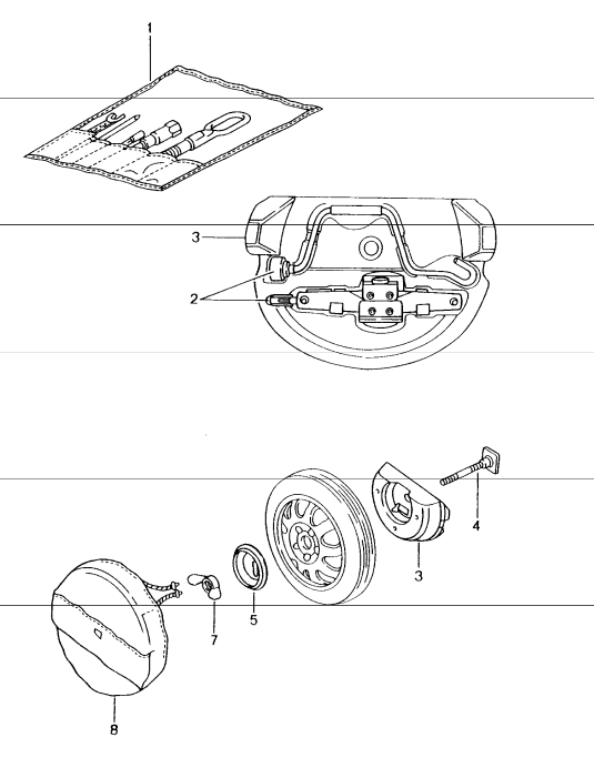 New) 911/Boxster Scissor Jack 2007-15 - AASE Sales
