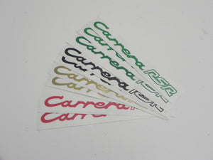 (New) 911 "Carrera RSR" Rear Duck-Tail Engine Lid Decal