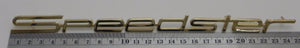 (New) 356 Speedster Gold Emblem - 1955-58