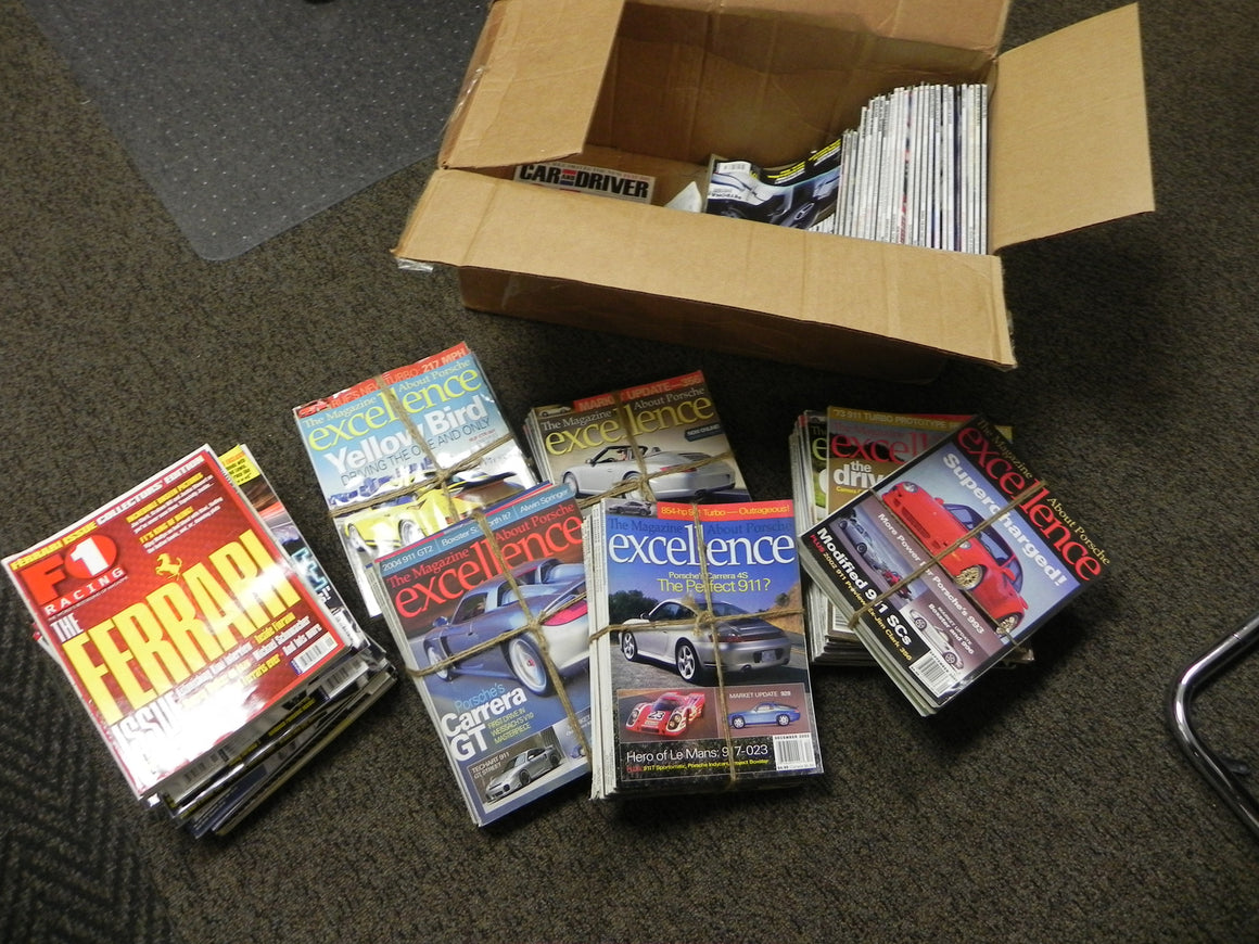 (Used) Collection of Excellence and F1 Magazines