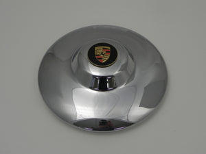 (New) 356 A/B Concours-Quality Super Hubcap with Gold Enameled Crest - 1950-63