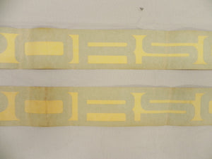 (NOS) 914 Negative Side Stripe Set Yellow - 1970-76
