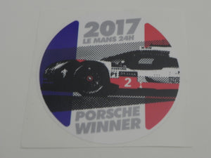 (New) Porsche Le Mans 2017 Winner Decal
