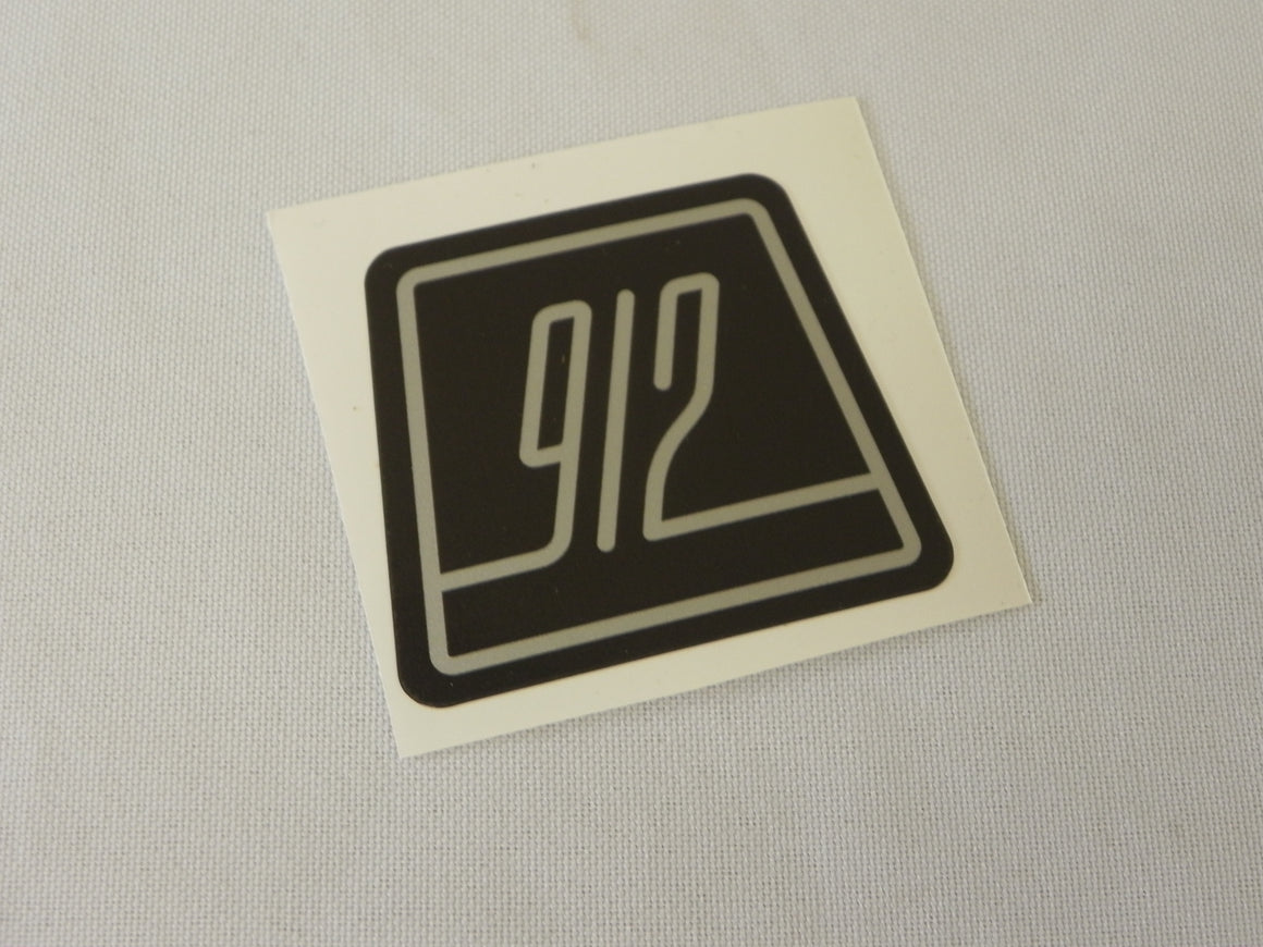 912/E External Mirror Decal "912" - 1965-69 & 1976