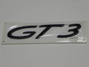 (New) 911 Black "GT3" Emblem - 1999-12
