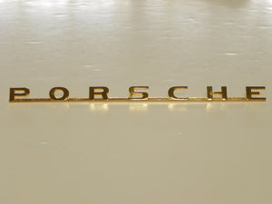 (New) 356 T5 B Gold "Porsche" Emblem - 1960-61