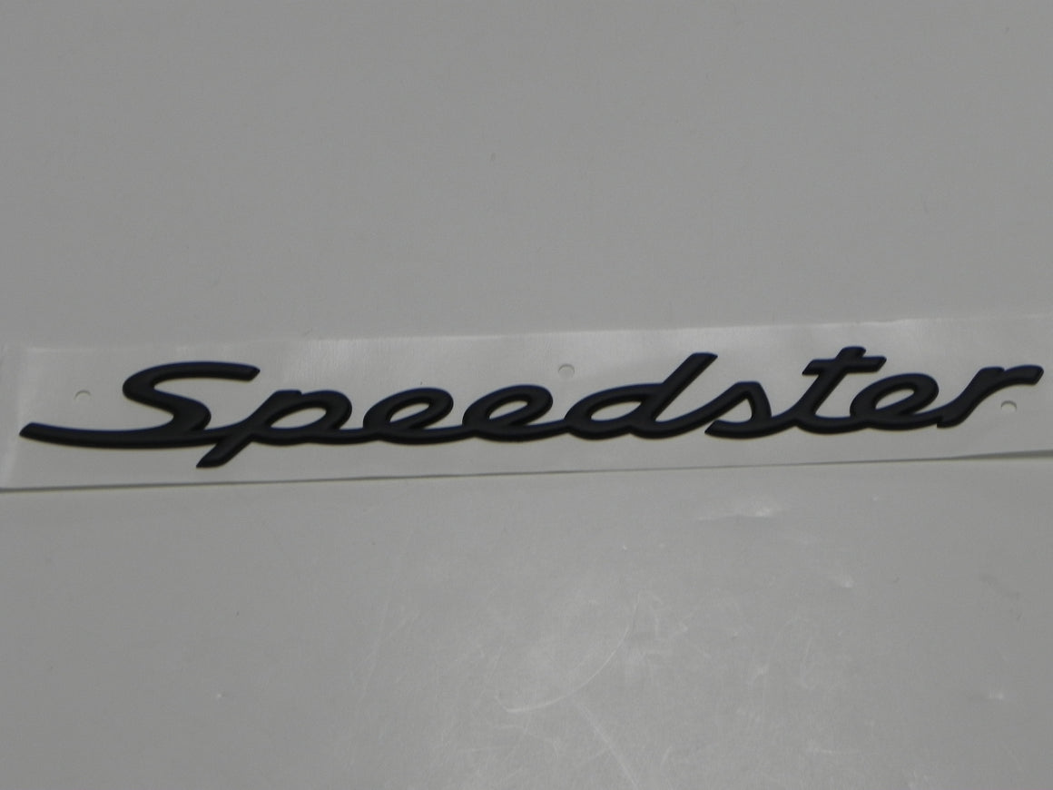 (New) 964 911 Black Script "Speedster" Emblem - 1989-94