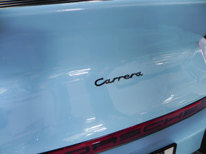 (New) Black Carrera Decal for Engine Lid - 1974-77