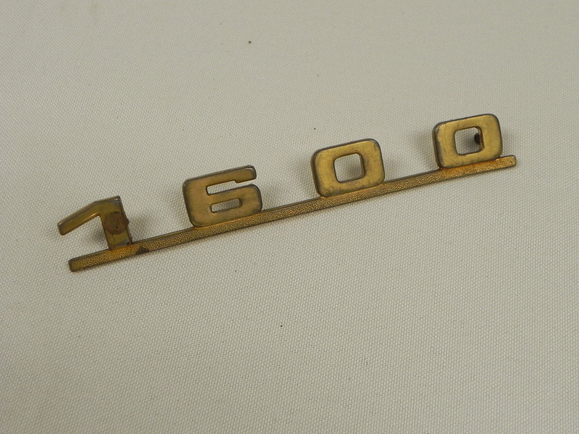(Used) Original 'R' Gold Emblem: "1600" - 1956-61
