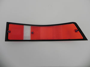 (New) 911 Left Side USA Tail Light Lens with Black Trim - 1973-89