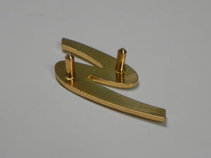 (New) 356 Gold Emblem: "S" - 1962-63