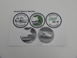 (New) 911 Carrera RS 2.7 Driver's Selection Decal Set - 1973