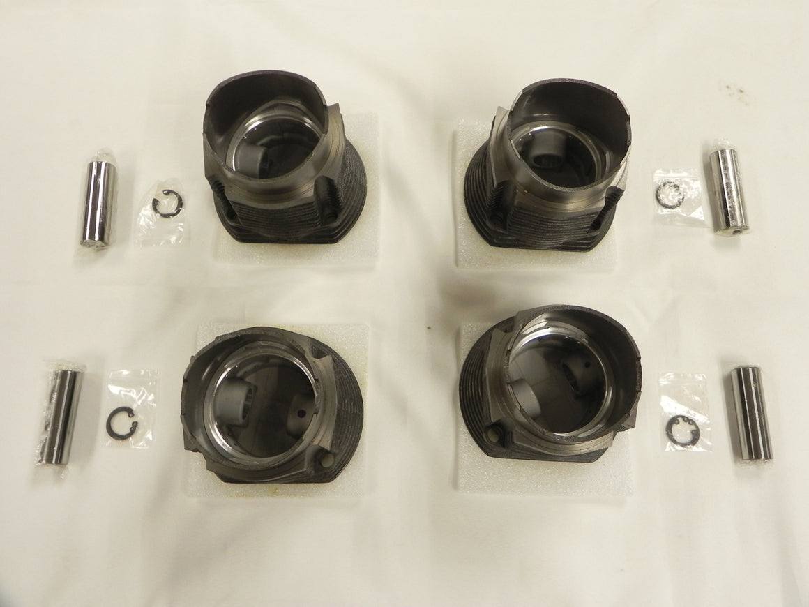 (New) 356 Pre-A Complete Set of 4 Pistons and Cylinders 80mm - 1950-55