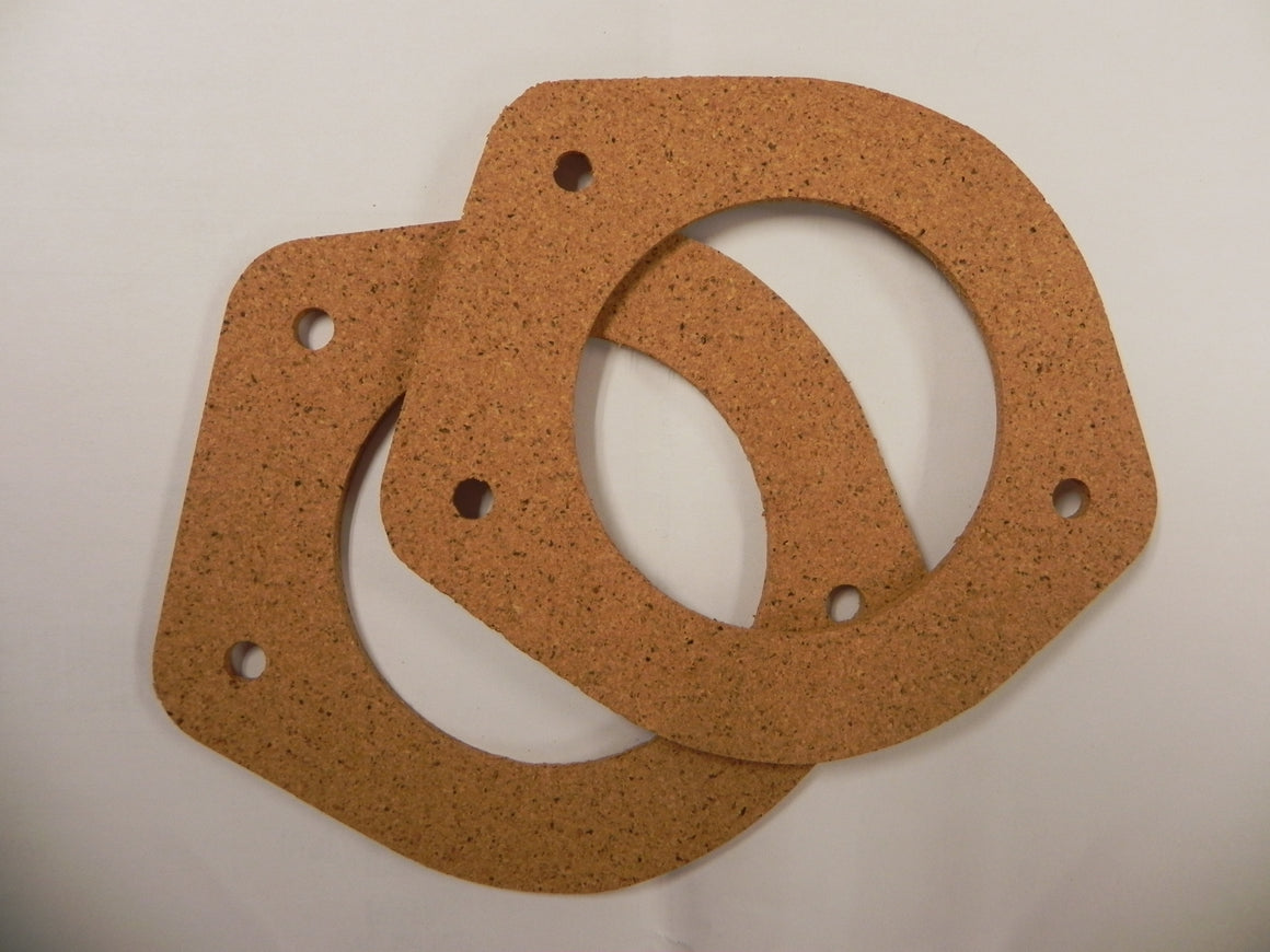 (New) 911/912/930 Pair of Cork Heater Control Box Gaskets - 1965-89