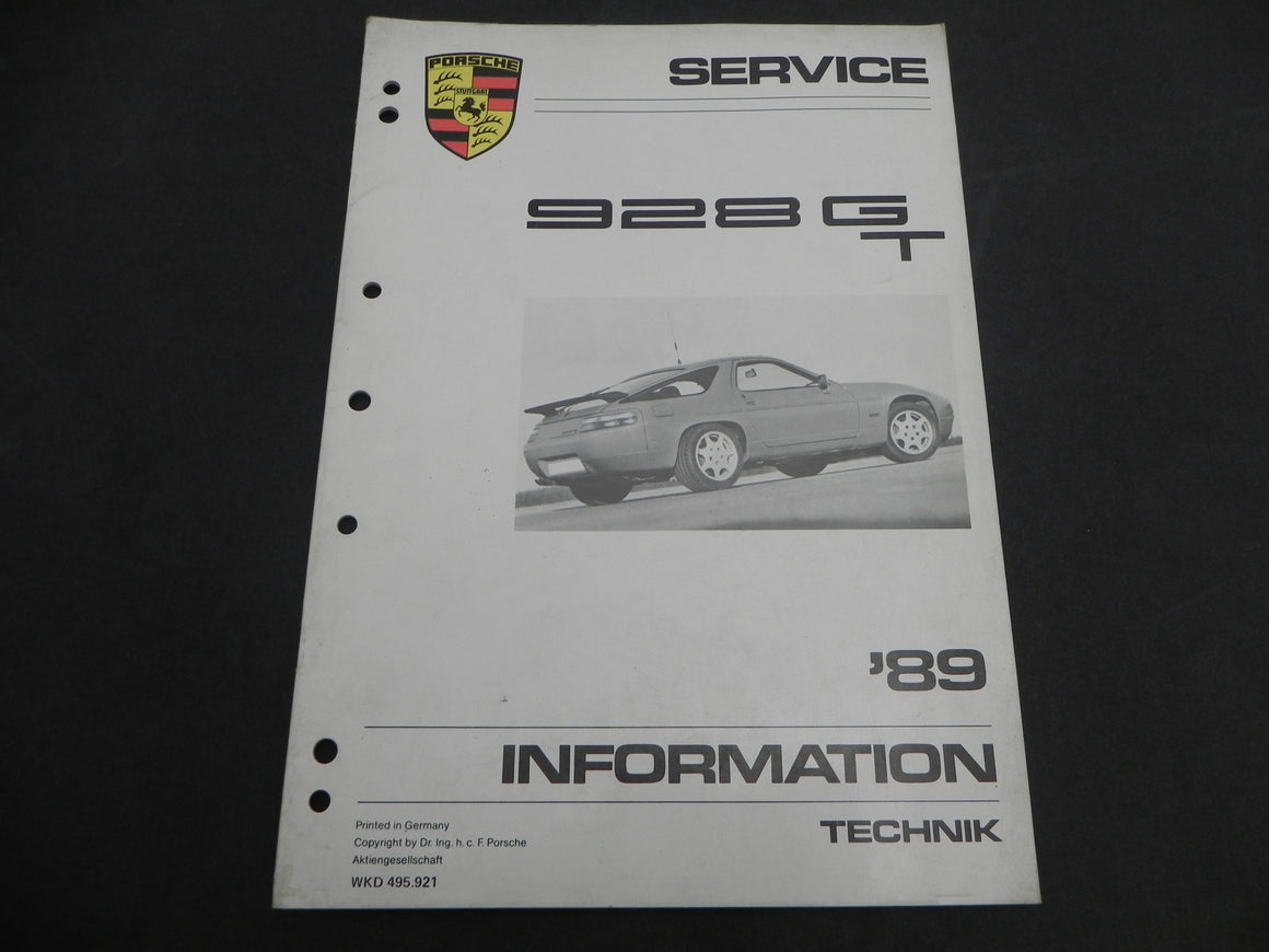(Used) 89-928GT Service Information Guide