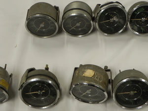 (Used) 356 Original Lot of Green Face Speedometers - 1950-65 - Sold Each
