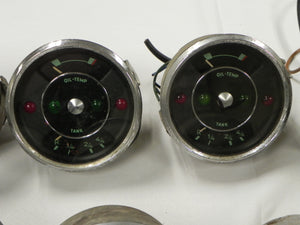 (Used) 356 Original Lot of Green Face Oil Temp/Fuel Gauges - 1950-65 - Sold Each