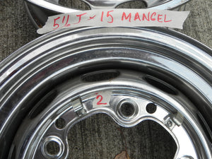 (Used) 356, 5 1/2 J X 15 Mangels Wheels