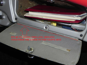 (New) 356 A/B/C Glove Box Hinge Pin - 1950-65