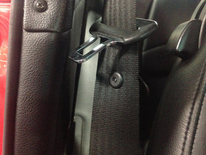 (New) Black Seat Belt Stopper Pair