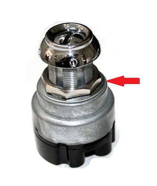 New) 356/911/912 Ignition Switch Lock Nut - 1960-69 - AASE Sales