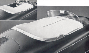 (New) 356 Cabriolet Tonneau Cover 1957-65
