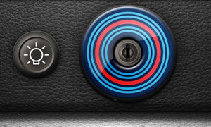 (New) 911/930 Ignition Switch Trim Cover [Martini] - 1974-98