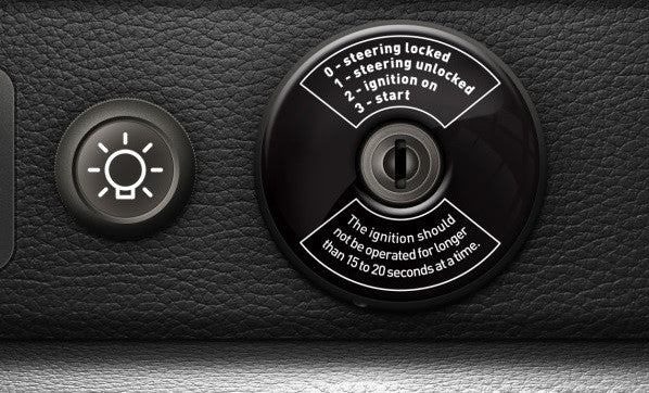 New) 911/930 Ignition Switch Trim Cover [Ignition Procedure