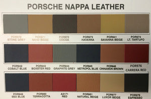 (New) 356 Coupe Leather Garnish Rail Covers - 1960-65