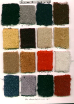 (New) 911 Carpet Set German Sliver Knit - 1978-83