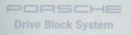 (New) 993 Porsche Drive Block System Decal