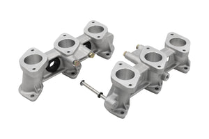 (New) Intake Manifold Set, Carbureted or MFI 46x42mm - Raw Aluminum