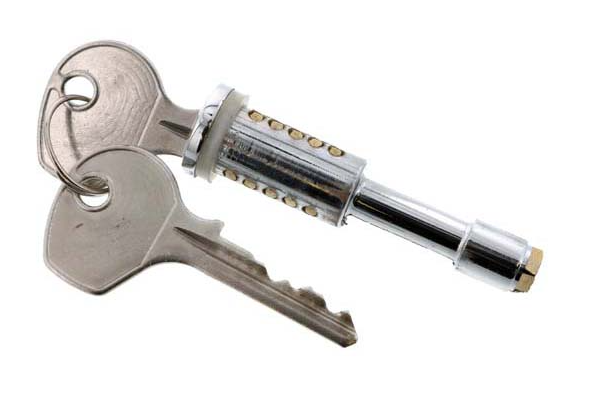 (New) 911/912 Door Lock Cylinder with Key - 1965-1969