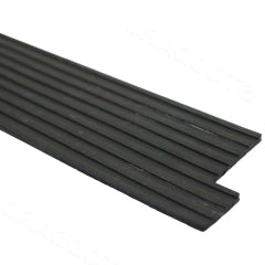(New) 356 Threshold Ribbed Profile Rubber Left
