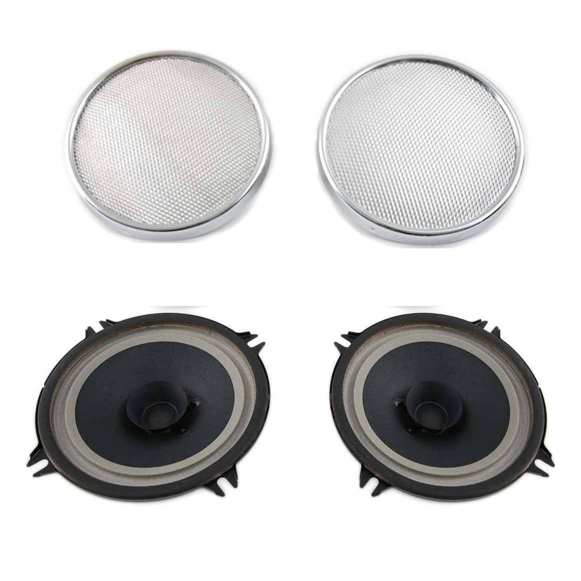 (New) 356 BT6/C Pair of Round Speaker and Grille - 1962-65