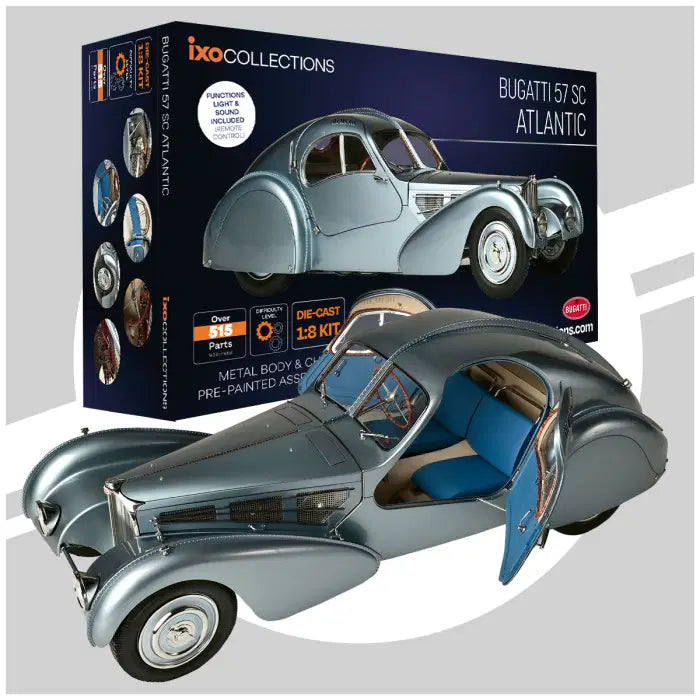 (New) IXO Bugatti Atlantic 57sc Kit 1:8 - 1930s