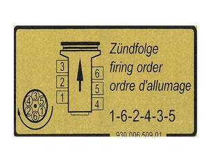 (New) 911 Carrera 3.2L Engine Bay Decal Set - 1984-86