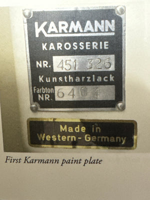 (New) 356/911/912 Made in Western - Germany Decal