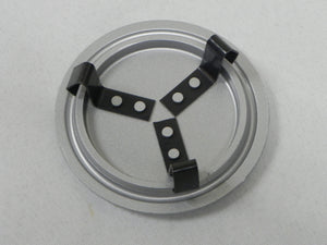 (Scuffed) 911/912/914 3-Prong Silver Center Cap - Fuchs Wheel - 1967-77