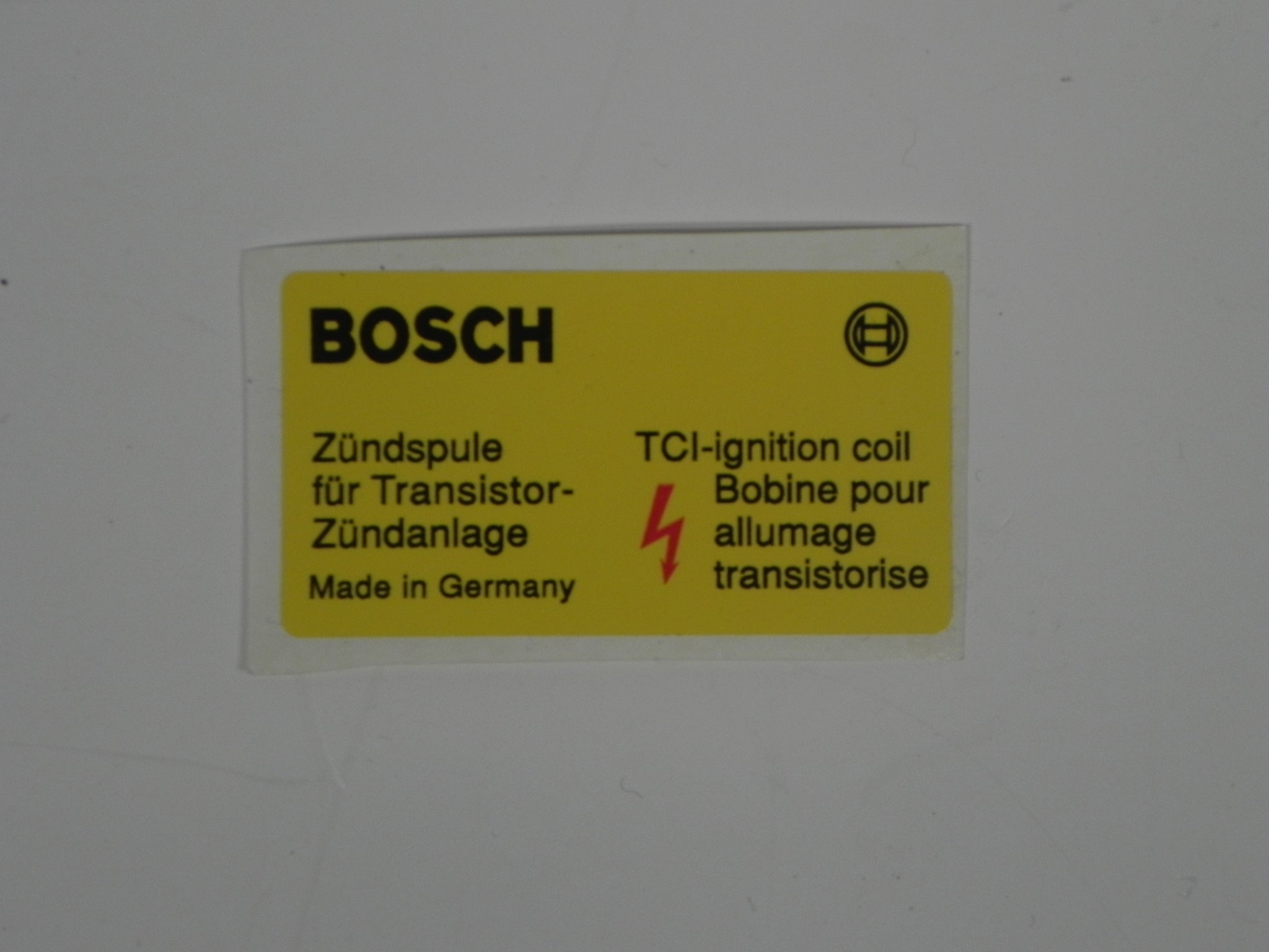 (New) 964 Bosch Coil Decal - 1989-94